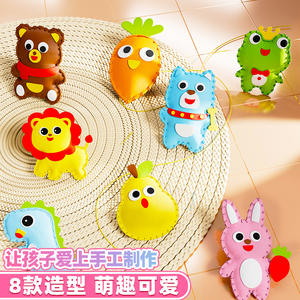 Children Sewing <b>Fun</b> Diy Craft Kit Educational Toy 8 Styles Cartoon Animal For Kids Age 7 14 Years Old - Product Image 3