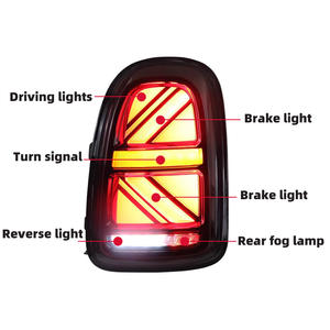Per BMW <span class=keywords><strong>MINI</strong></span> F60 fanale posteriore 2014-2021 Taillamp Upgrade <span class=keywords><strong>Mini</strong></span> <span class=keywords><strong>Countryman</strong></span> F60 <span class=keywords><strong>accessori</strong></span> luce posteriore a LED luce di segnalazione - Product Image 4
