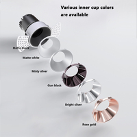 Plafonnier encastré sans cadre à LED COB haute luminosité IP40 pour salon, nouveaux produits pour la maison et le bureau, spot lumineux