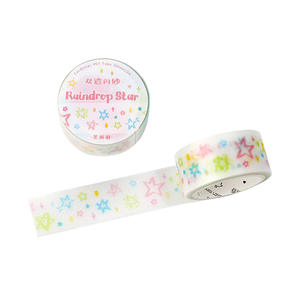 1 rouleau de ruban à cordon en PET, série Gentle and Sweet Dream Song, décoration de sac à main mignonne de style ancien - Product Image 5