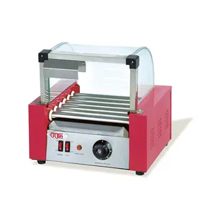 Electric Hot Dog Roller Sausage Grill Cooker Machine 6 Hot Dog Capacity Household Hot Dog Machine For Children And Adults