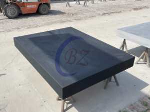 Denetimler ve ölçümler için koordinat ölçüm makineleri (CMM) için tesviye ayakları standlı granit kalibrasyon platformu - Product Image 2