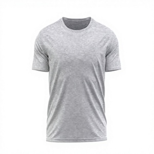 Último diseño de calidad superior 100% Camiseta de algodón para hombres OEM Precio barato al por mayor Camiseta de color sólido liso para hombres - Product Image 4