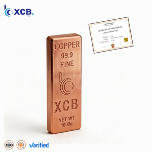 OED OEM 99.99 구리 잉곳 1kg 맞춤형 크기 및 패턴 지원 구리 잉곳 가격 - Product Image 1