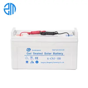 Batterie di accumulo Agm a ciclo profondo batteria a energia solare Gel 12V volt 100 120 150 200 250 Ah Amp