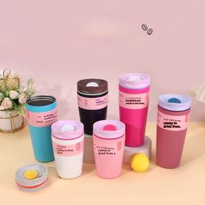 Multiple Color <b>Double</b> <b>Wall</b> Insulated Thermos Mug With Leak Proof Lid for Office and Outdoor - Product Image 1