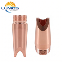 Nosel Pengelasan Laser Genggam M11 M16 M10 SUP QILIN HANWEI WSX, Suku Cadang Kepala Pistol Pengelasan Laser Serat, Ujung Pengelasan Tembaga Pengganti