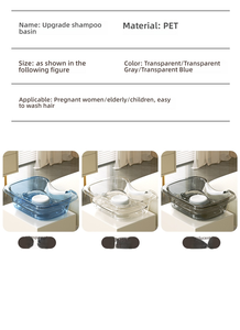Professional <b>Hair</b> <b>Washing</b> <b>Portable</b> White Shampoo Sink Bowl With Spa Head Water Circulation Therapy and 60L Water Storage - Product Image 6
