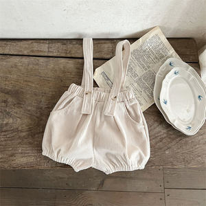 1 pièce étiquette personnalisée coton côtelé printemps automne nouveau-né enfant en bas âge garçons filles vêtements neutre bébé jupe <span class=keywords><strong>Legging</strong></span> - Product Image 1