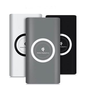 พาวเวอร์แบงค์ไร้สาย 10000mah ราคาสุดคุ้ม ชาร์จไร้สาย พกพาสะดวก แบตเตอรี่สำรองสำหรับโทรศัพท์ - Product Image 1