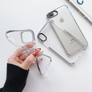 ร้อนขายกันกระแทกใสนุ่ม TPU กันชนสีดำขอบปกสำหรับ <span class=keywords><strong>iPhone</strong></span> <span class=keywords><strong>11</strong></span> <span class=keywords><strong>Pro</strong></span> XR XS <span class=keywords><strong>MAX</strong></span> <span class=keywords><strong>2020</strong></span> - Product Image 3