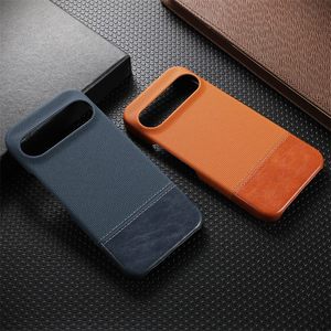 Funda Trasera de Cuero Cosida Retro de <span class=keywords><strong>Doble</strong></span> Color de Lujo para Google Pixel 11 10 9 Pro XL 11 10 9 8 Pro 8a, Funda Protectora Antigolpes para Negocios - Product Image 2