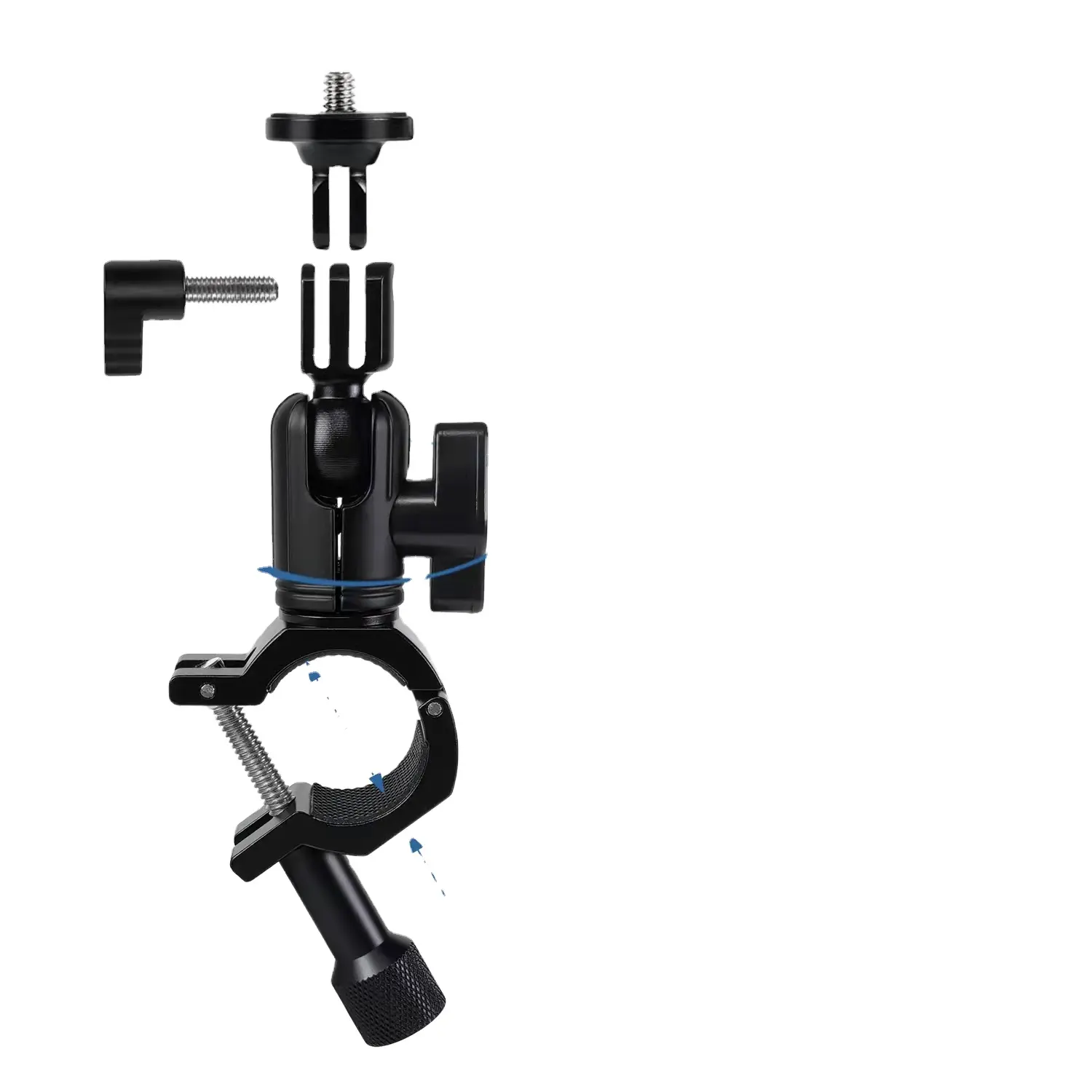 Penjepit Super kamera sepeda dudukan setang sepeda motor untuk GoPro dan dudukan tripod kamera aksi profesional