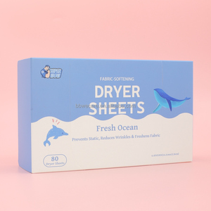 Alta calidad OEM disponible <span class=keywords><strong>suavizante</strong></span> de telas hojas de secadora hoja de tela secadora hojas de lavandería - Product Image 4