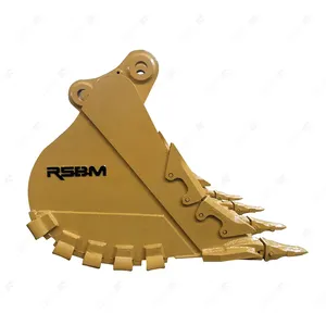 RSBM Machinery Repair Shops Excavator Accessories Rock Bucket Welding with 4 teeth