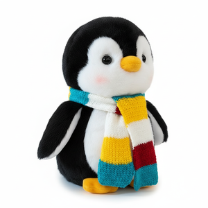 Mini <span class=keywords><strong>Peluche</strong></span> <span class=keywords><strong>de</strong></span> Pingüino con Bufanda, Lindo Animal <span class=keywords><strong>de</strong></span> <span class=keywords><strong>Peluche</strong></span> Suave del Tamaño <span class=keywords><strong>de</strong></span> la Palma <span class=keywords><strong>de</strong></span> la Mano, Venta al por Mayor, Perfecto para Regalos para Niños, Compañero para Dormir - Product Image 3