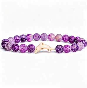 Bracelet élastique en perles Bohème Fahlo Dolphin Tracking, taille unique, soutient le laboratoire des <span class=keywords><strong>mammifères</strong></span> <span class=keywords><strong>marins</strong></span> FIU, cadeau unisexe pour femme - Product Image 4