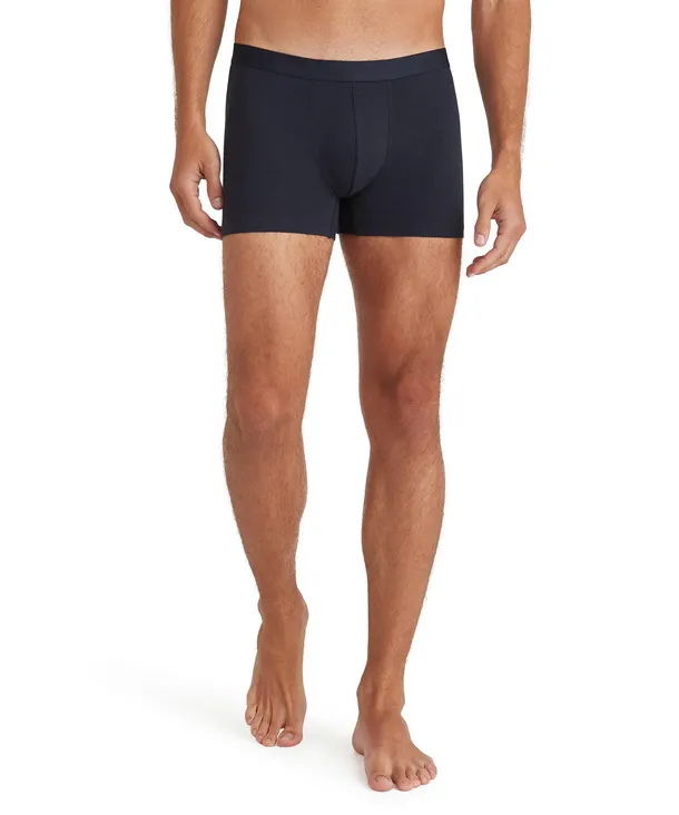 Mode Heren Basic Ondergoed Mid-Tase Solid Aangepaste Logo Elastische Tailleband Boxershort Voor Mannen