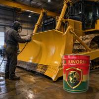 Peinture émail alkyde haute brillance séchage rapide anti-corrosion haute résistance pour machines minières, tracteurs, moissonneuses-batteuses
