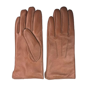 Meilleurs gants d'hiver professionnels en cuir personnalisés, résistants à la chaleur, compatibles écran tactile, pour extérieur, faciles d'entretien, style uni - Product Image 1
