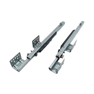 ROHU lemari pakaian Kabinet Kabinet sebagian ekstensi tunggal bawah rel panduan laci peredam tersembunyi rel geser seng - Product Image 2