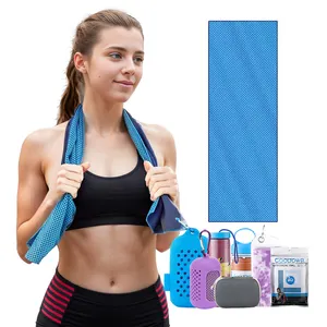 Wholesale Microfiber Summer Gym Quick Dry Printing Design Men Women Outdoor Private Labels Cooling Towel