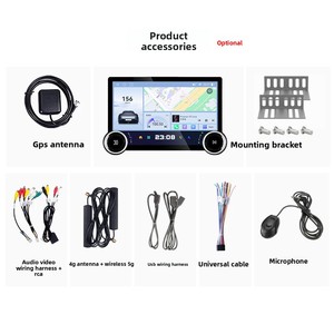 Fujing Treo T100 10Inch Carplay Đài Phát Thanh Xe Hơi Núm Kép Kim Cương Xe Stereo 8 Core 2 + 64 Thiết Bị Định Vị 4G Wifi Bảng Điều Khiển Android - Product Image 4