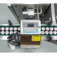 Imprimante à jet d'encre automatique en ligne pour l'impression continue sur des boîtes en aluminium, des boîtes en fer blanc, des boîtes en carton, des étiquettes, des palettes en bois
