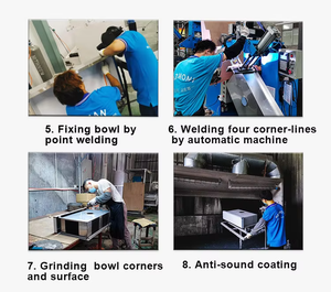 Évier de cuisine à bol unique en acier inoxydable 304 brossé fait à la main en gros sous le lavabo traditionnel à un trou - Product Image 2