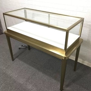 Vitrina <span class=keywords><strong>de</strong></span> Exhibición <span class=keywords><strong>de</strong></span> Joyería Personalizada, Vitrina <span class=keywords><strong>de</strong></span> <span class=keywords><strong>Hierro</strong></span>/Acero con Iluminación LED, Estantes <span class=keywords><strong>de</strong></span> Exhibición Impermeables <span class=keywords><strong>y</strong></span> Ecológicos, Mostrador para Joyería - Product Image 1