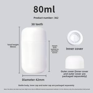 ขวดบรรจุยา HDPE ทรงโดม ขนาด 100 มล. พร้อมห่วงดึง ฝาปิดแบบสั้น สำหรับยาเม็ด ยาแคปซูล ยาอม ขนาดเล็ก สีขาว มีสินค้าในสต็อก 150/200 มล. - Product Image 2