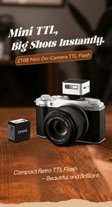 Flash para Cámara Recargable Mini ZENIKO ZT08 con Pantalla HSS y Medición Automática <span class=keywords><strong>TTL</strong></span> - Product Image 2