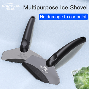 Phổ xe Tuyết <span class=keywords><strong>ICE</strong></span> <span class=keywords><strong>scraper</strong></span> bàn chải, 3 trong 1 mùa đông tuyết loại bỏ công cụ với Ergonomic xử lý cho kính tự động kính chắn gió - Product Image 2