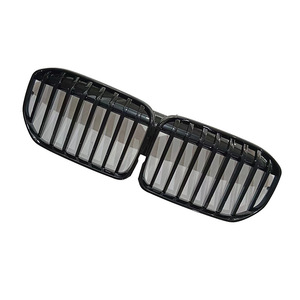 Parrilla delantera de repuesto para BMW Serie 7 G12 MP, modelo negro ABS, para parachoques delantero. - Product Image 3