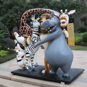 Estatuas de Animales de la Selva a Tamaño Real Personalizadas, Grandes Estatuas de Jirafa y <span class=keywords><strong>Elefante</strong></span> de Resina y Fibra de Vidrio para Safari, en Venta - Product Image 3