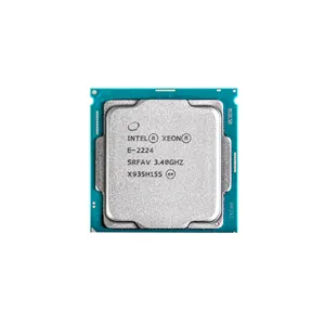Intel Xeon E 71W Soquete do Processador 3.4 GHz 1151 SRFAV 4 Core Sever CPU E-2224