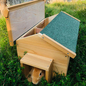 Capanna di criceto in legno massello personalizzata per casa per criceti in stile Fashion - Product Image 4