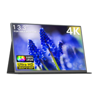Vente directe d'usine 13.3 "ordinateur de jeu PC Display Extender Écran tactile portable Moniteur 4K