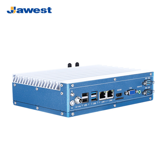 Win 7 Dual LAN X86 I3 I5 I7 Fanless Industrial Mini PC with Embedded Linux Router Machine Vision Computer & Accessories