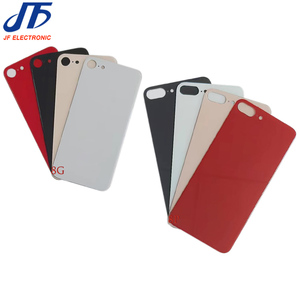 Remplacement de fenêtre arrière grand trou pour <span class=keywords><strong>iPhone</strong></span> <span class=keywords><strong>8</strong></span> <span class=keywords><strong>8</strong></span> Plus <span class=keywords><strong>8</strong></span> P porte de couverture de batterie de panneau de verre arrière - Product Image 2
