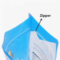 Sachets d'emballage pour sel debout, sachets d'emballage pour assaisonnement, sachets d'emballage pour épices, sachets d'emballage pour aliments en plastique personnalisés pour le sel