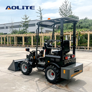 Chargeuse sur pneus électrique AOLITE E604, <span class=keywords><strong>pelle</strong></span> frontale, mini-chargeuse électrique pour ferme - Product Image 5