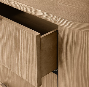 Элитный современный спальный гарнитур из дуба: комод Bronte с 6 ящиками, тумба для гостиной - Product Image 4