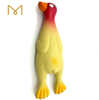 Jouet à mâcher pour chien en caoutchouc naturel souple et écologique, personnalisé, populaire, avec sifflet, canard, grande taille