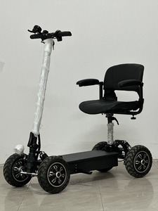 <span class=keywords><strong>Scooter</strong></span> électrique à 4 roues avec double moteur, véhicule électrique 4x4, voiturette de golf - Product Image 4