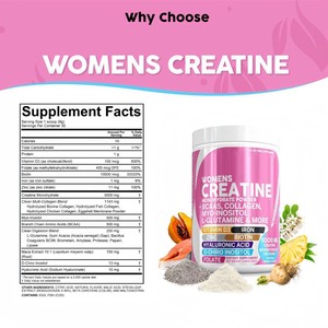 OEM Yetişkin Kreatin Monohidrat Tozu Antrenman Öncesi <span class=keywords><strong>BCAA</strong></span> Myo İnositol Biotin Kolajen Doğal Takviyeler - Product Image 3