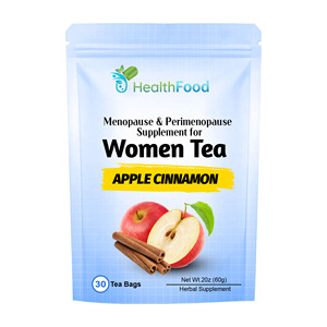 Wholesale Womens <b>Menopause</b> Herbal Tea Apple Cinnamon Flavor 30 Tea Bags Support Metabolism Energy and Digestive Wellness - Product Image 1