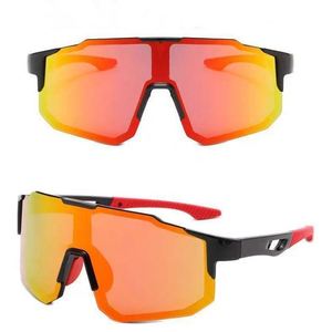 Nouveauté Lunettes de soleil polarisées de sport à grande monture avec logo personnalisé pour l'extérieur, protection UV - Product Image 2