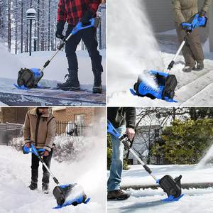 マキタ18Vバッテリー*2対応 1000Wブラシレス電動除雪機 コードレスポータブル電動冬用除雪機 デッキ、階段、パティオ用 - Product Image 5