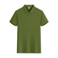 Chemise à col vintage unisexe, couleur unie, 190g, 100% polyester piqué, manches courtes élastiques pour 7710-6 #